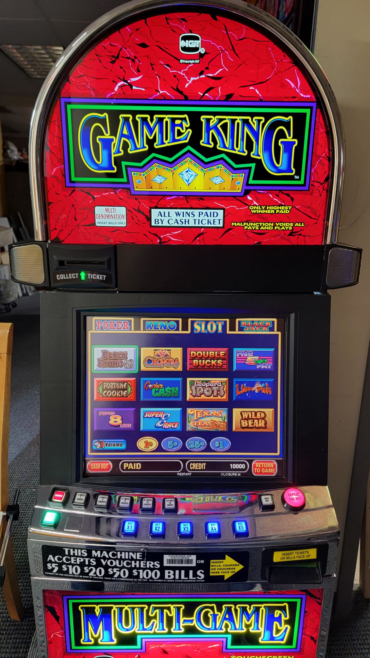 Gameking Ultra 19" Retro Round Top
