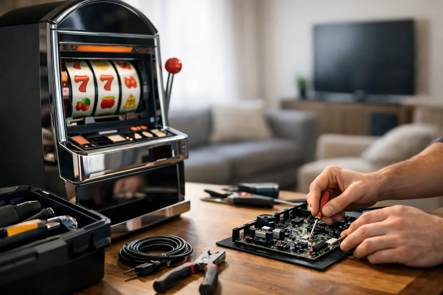 How Are Slot Machines Converted for Home Use?