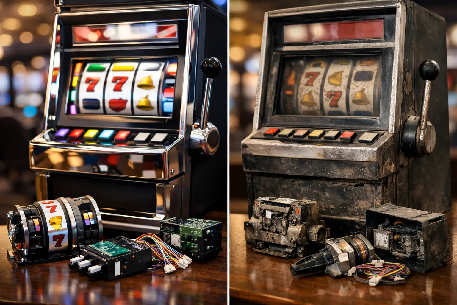 Refurbished Slot Machines vs Used