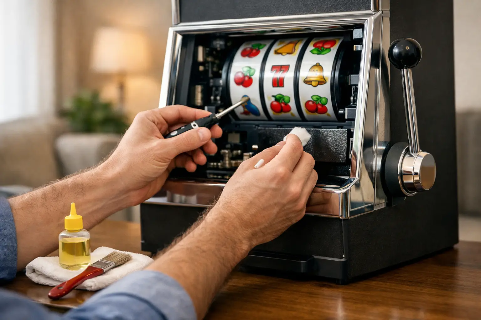How to Maintain a Home Slot Machine