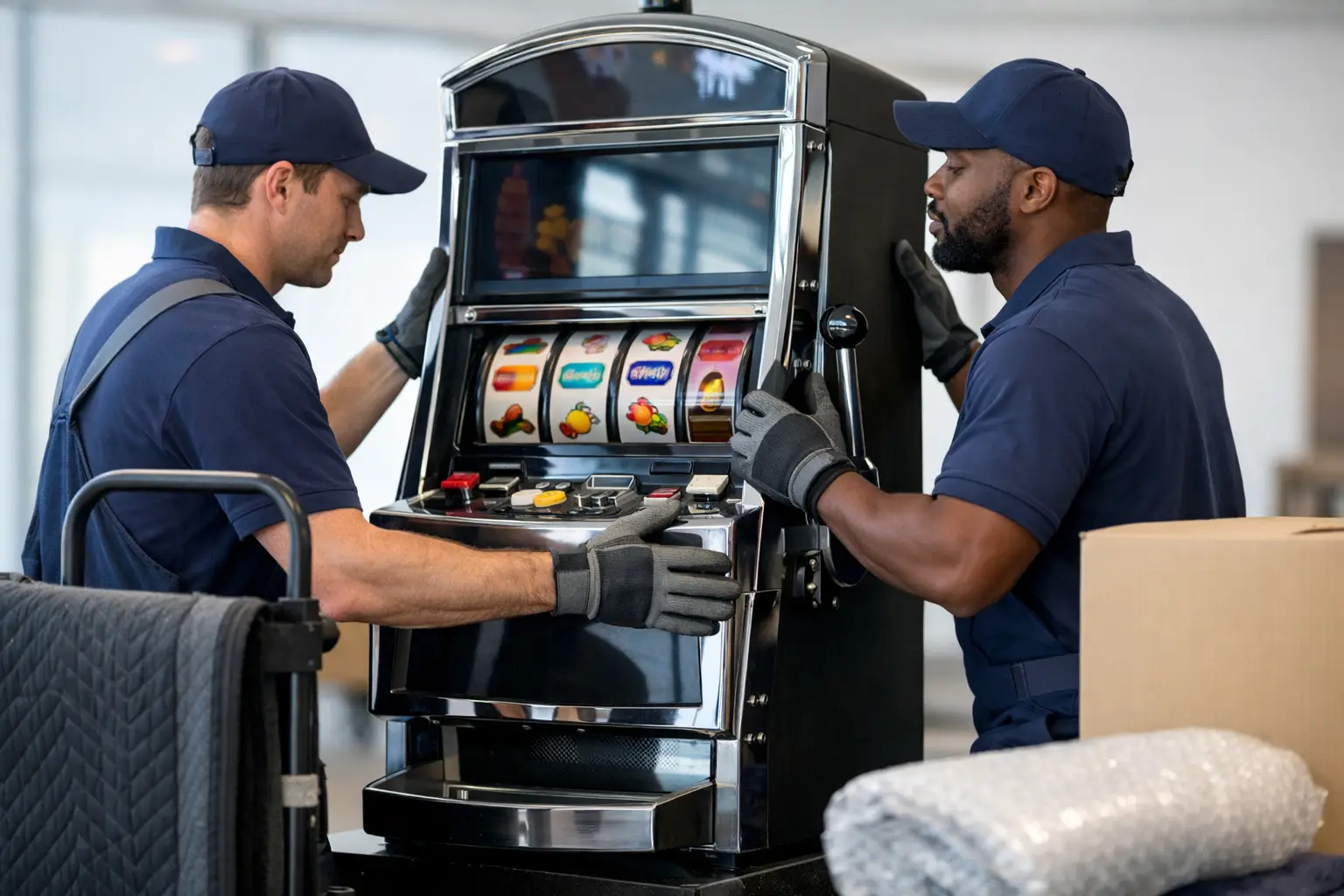 How to Move a Slot Machine Safely