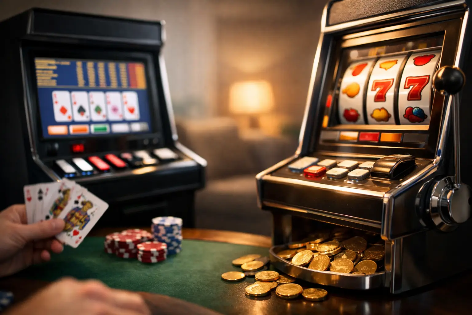 Video Poker or Slot Machine for Home Fun?
