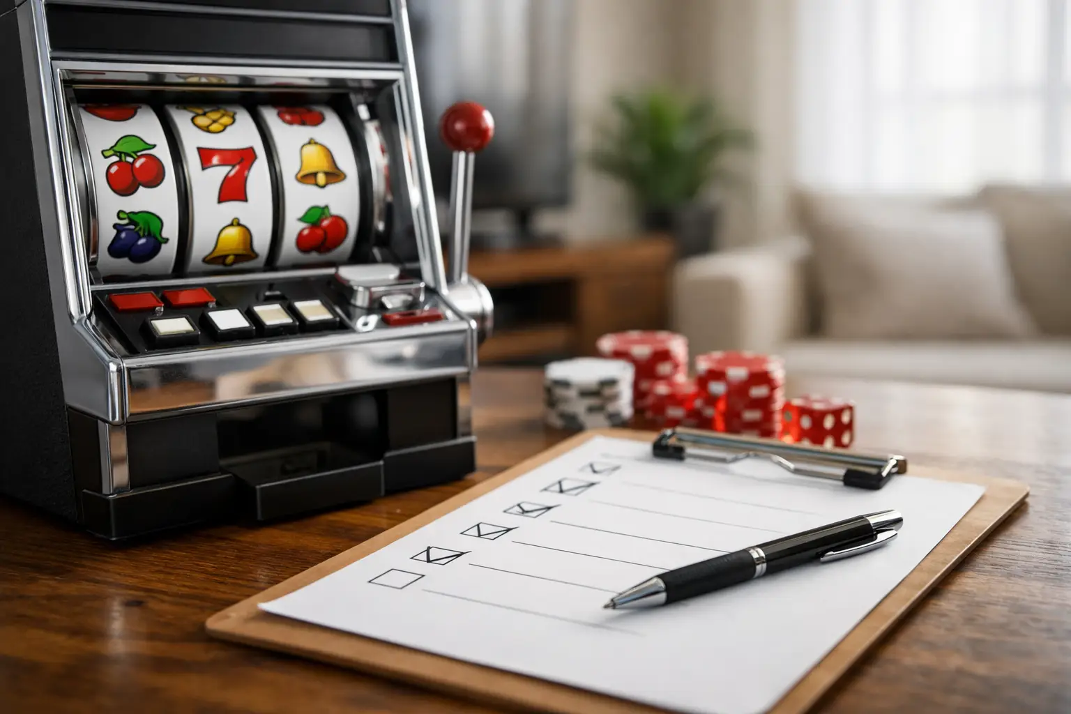 Home Ready Slot Machine Checklist