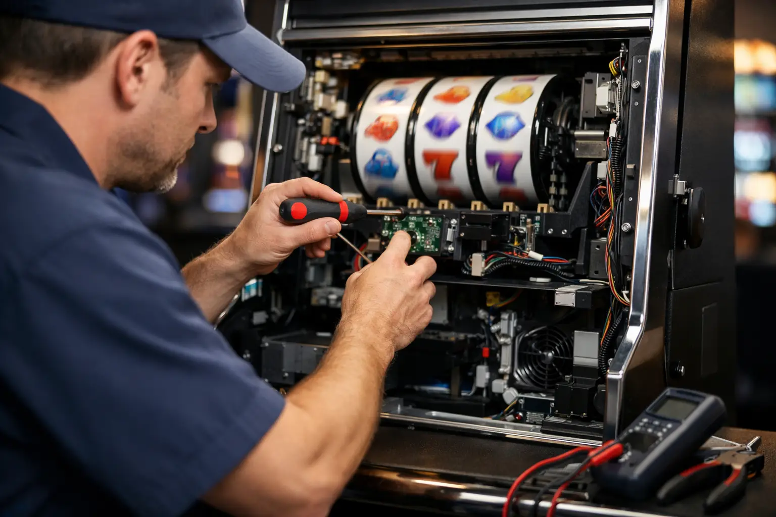 Repairing a Nonworking Slot Machine