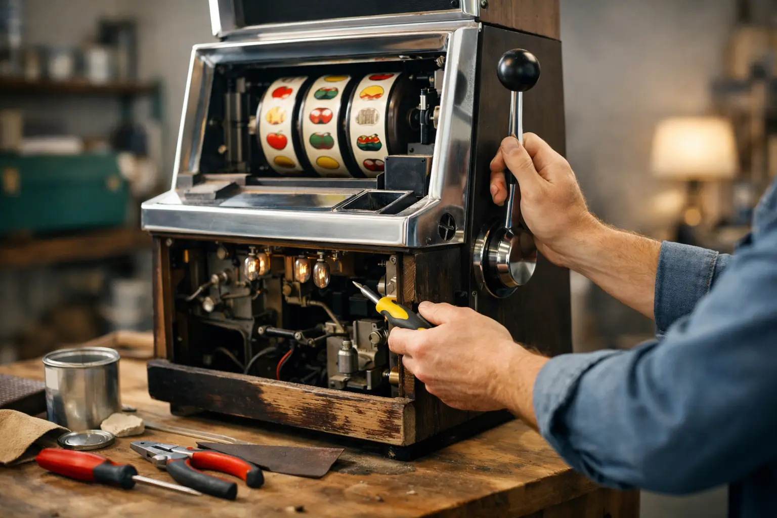 How to Restore a Slot Cabinet for Home Play