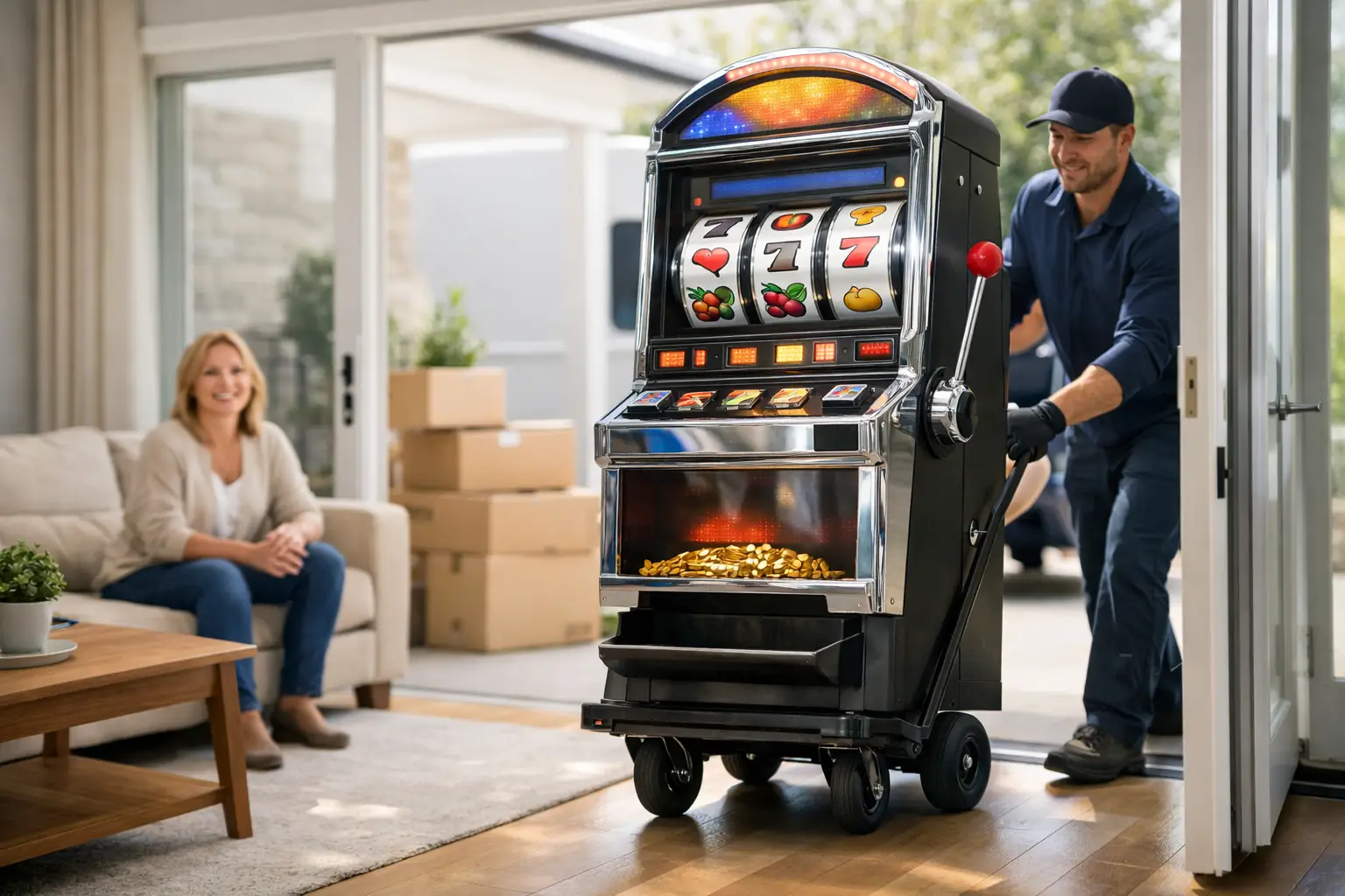 Slot Machine Delivery Made Easy at Home