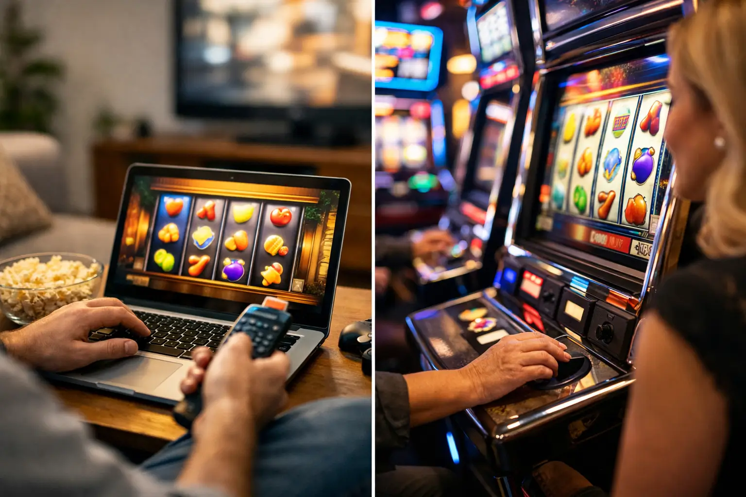 Home Slots Versus Casino Visits Compared